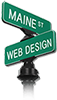 Maine Street Web Design Logo